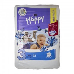 Scutece copii, nr.3, Midi, 5-9 kg, 72buc