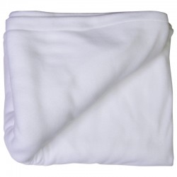 Patura polar PRIMA, 150x200cm, 270 gr/m2, alb