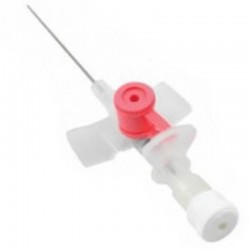 PRIMA Branule cu valva si cateter F.E.P. radioopac, 20G Int/Ext-Dia: 0.8/1.1 x 32mm roz, Luer Lock, Sterile, CE, 100buc
