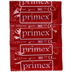 PRIMEX Prezervative lubrifiate in folie dreptunghiulara, 185mm lungime, 53mm latime, 0.06mm grosime, 144 buc/punga