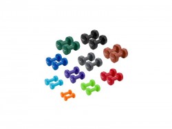 Set gantere 1,0 kg-10,0 kg, Vinil, Sport-Thieme
