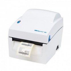 MELAprint 80 – Imprimantă de etichete cu cod de bare și protocol, incl. cablu rețea, cablu USB și role hârtie