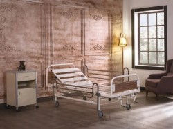 Pat spital manual – structura din otel vopsit electrostatic