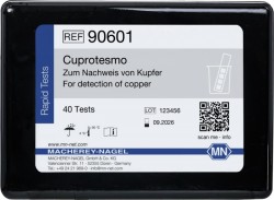 Test detectare urme cupru, Cuprotesmo for Copper: 0.05 μg Cu on surfaces