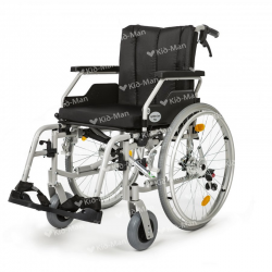 Scaun Rotile LIGHTMAN START PLUS | Aluminiu | Ușor și Fiabil