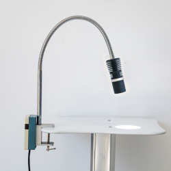 Lampă de Examinare LED JD1600J | Fixare Clips | Braț Flexibil „Gooseneck”