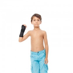 Orteză Încheietură Mână Copii ELBORX-CO817 | Atelă Palmară Rigidă | Suport Pediatric Entorse și Fracturi | Material Respirabil