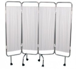 Paravan medical mobil cu 4 panouri:  02.826.00  