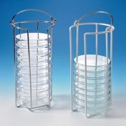 STATIV PENTRU PLACI / CUTII PETRI - din oţel inoxidabil diametrul de 10 cm