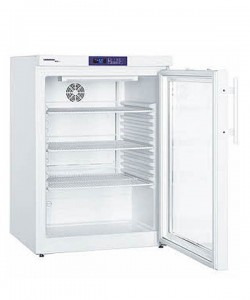 Frigider pentru laborator medical cu răcire ventilată si usa vitrata (incorporabil in mobilier)