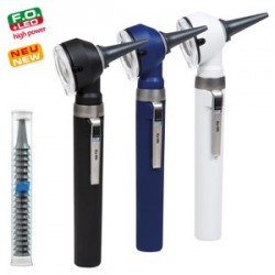 PICCOLIGHT LED HP - Otoscop cu iluminare cu fibra optica, bec LED High Power 2,5V, ~20.000lux