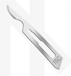 Lame bisturiu - Nr. 15C - 100 buc