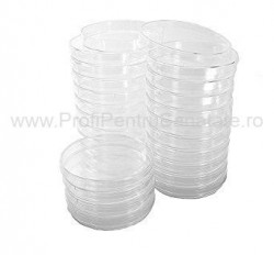 Cutii Petri 90mm sterile, H=14mm