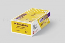 Set 100 Mănuși Latex Pudrate PPS Gloves, Mărimea L