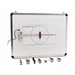 Trusa didactica experimente fizica OPTICA GEOMETRICA pe tabla magnetica