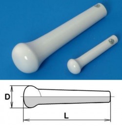 Pistil de portelan smaltuit 115 mm