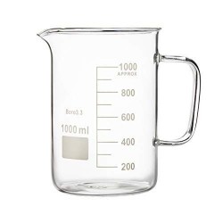 Pahar Berzelius 250 ml sticla boro 3.3 cu toarta