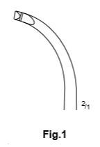 Carlig flebectomie model Dr. Oesch, angulat dreapta, Fig.1
