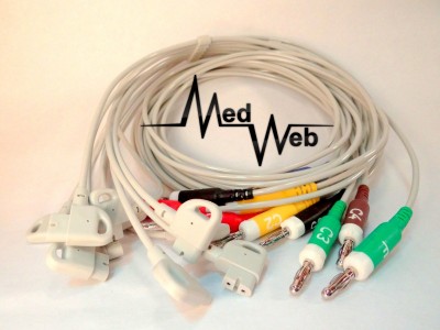 Cablu pacient 10 fire (doar firele) pt ecg/ekg Philips/HP PageWrite II/III/IV