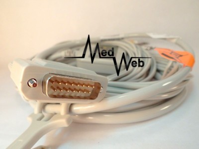 Cablu pacient cu 10 fire pentru ecg/ekg Gima