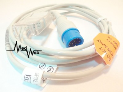 Cablu intermediar / extensie pentru senzor SPO2 monitor Comen C50 / C80 etc