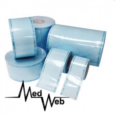 Rola plata pentru sterilizare 300mmx200m cu indicatori abur si etilen-oxid