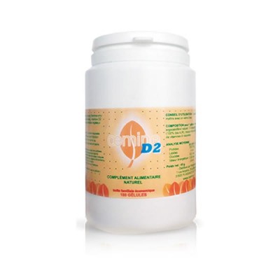 Oemine Vitamina D2 naturala, 180 Capsule