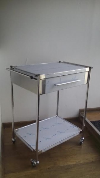 Masa tratament/ instrumentar inox cu sertar - MTIS1