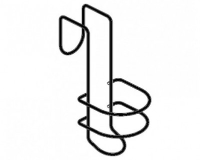 Suport din otel inoxidabil pentru pungi urinale