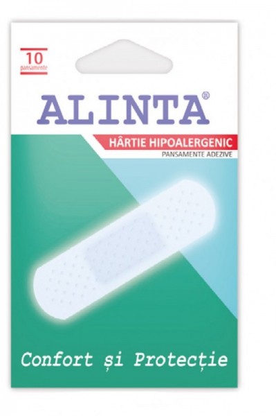 Plasturi HARTIE 10buc 19x72mm hipoalergenic