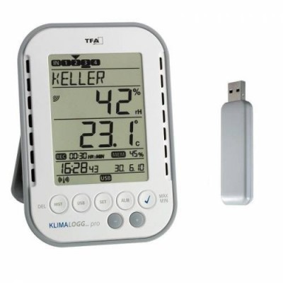 termohigrometru digital cu descarcare a datelor in calculator logger / TERMOMETRU HIGROMETRU DIGITAL