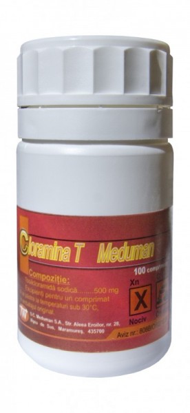 Dezinfectant Cloramina T 100 comprimate x 500 mg