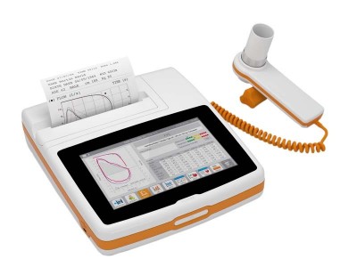 Spirometru cu turbina reutilizabila