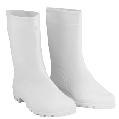 Cizme de lucru, pentru ploaie, impermeabile, unisex, albe, 44