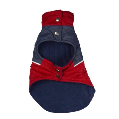 PRIMA Jacheta animale capse Fas Rosu/Denim, S