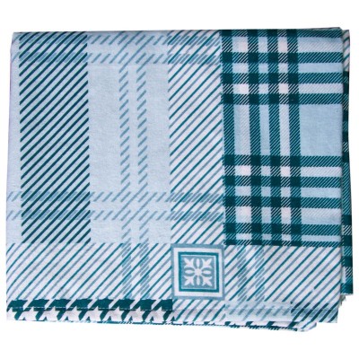 Scutec din bumbac finet PRIMA, 185g, model carouri, refolosibil, 80x100cm