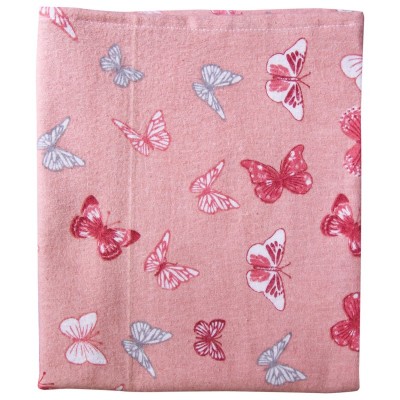 Scutec din bumbac finet PRIMA, 185g, model fluturi, refolosibil, 80x100cm