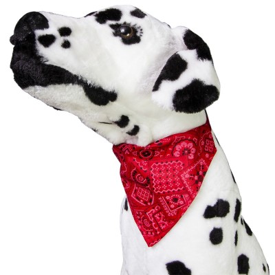Bandana pentru caini, 35-50cm, rosie