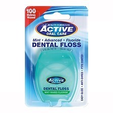 Ata dentara ceruita si impregnata cu fluor si menta 100 m Active Oral Care