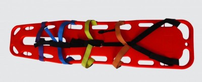 Targa tip placa spinala cu curele de fixare