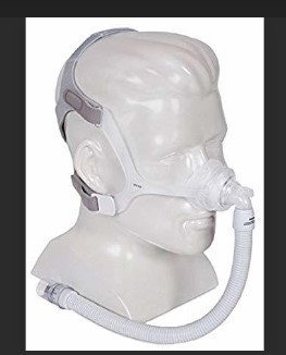 Mască nazală WISP de contact minim cu cadru din material textil