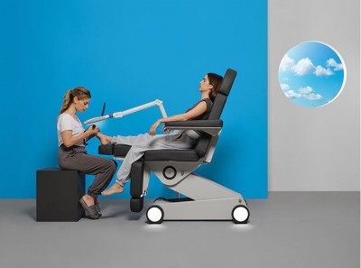 Pat de podiatrie electric  B-Light  ALB sau NEGRU