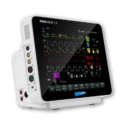 PROview 12 Monitor pentru pacienți cu WiFi, cu ecran tactil color de 12,1” cu funcție de apelare a asistentei  și ieșire VGA