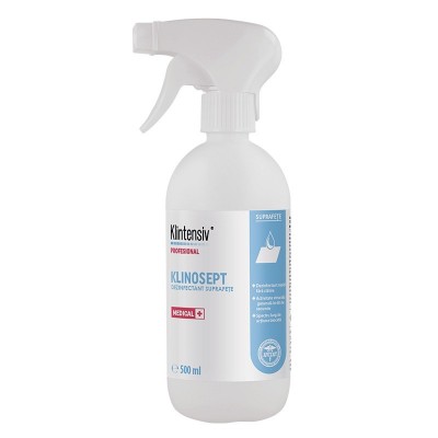 KLINOSEPT – Dezinfectant rapid pentru suprafete RTU – pe baza de alcool, 500 ml