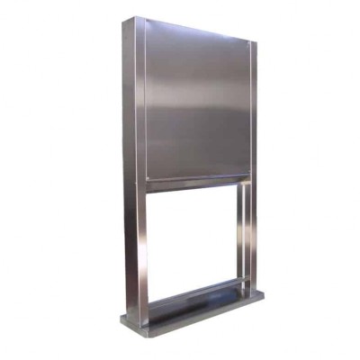 Fereastră cu închidere din oțel inoxidabil cu sticlă Visarm 8/9