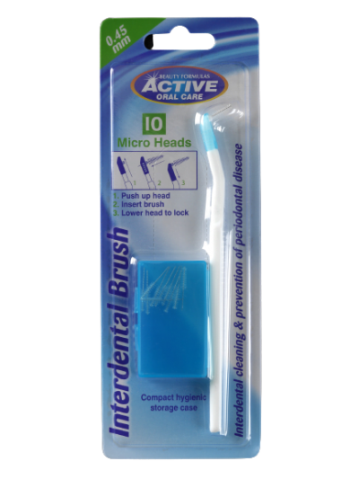 Periuta interdentara cu 10 microcapete Active Oral Care