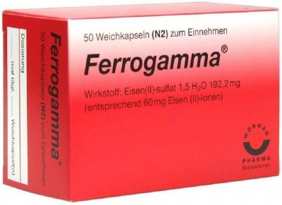Ferrogamma 50 buc./60mg/tablete fier