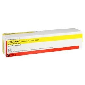 Tablete efervescente Kalinor 15 buc