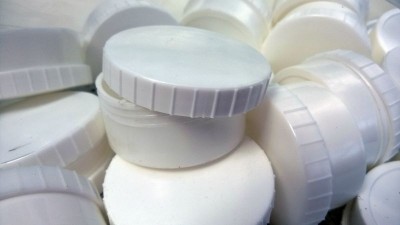 CUTII FARMACEUTICE 150 ml albe, plastic, capac cu inchidere prin infiletare