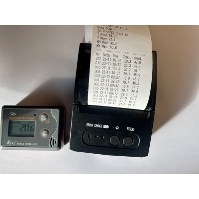 Inregistrator temperatura si umiditate cu imprimanta